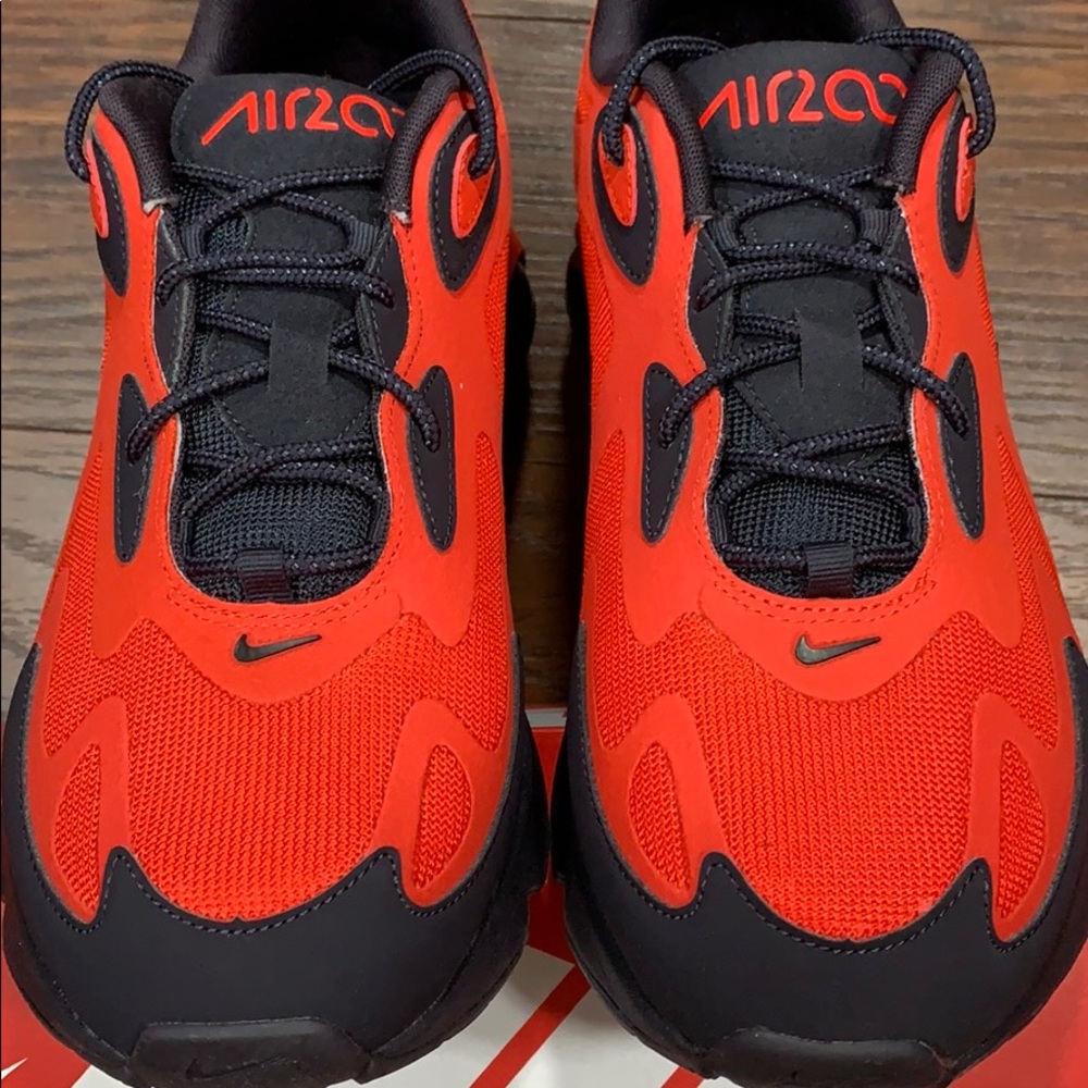 NIKE AIR MAX 200 Habanero Red/Oil Grey - Picture 8 of 16